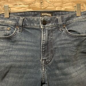 Men’s Express Blue Slim Straight Jeans with Classic Fit